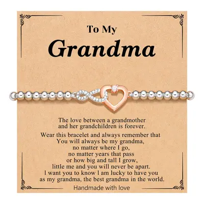 Matching Grandma & Grandson Bracelets Set - Adjustable Beaded String, Gift For 2, 3, 4, Or 5 People - View #8