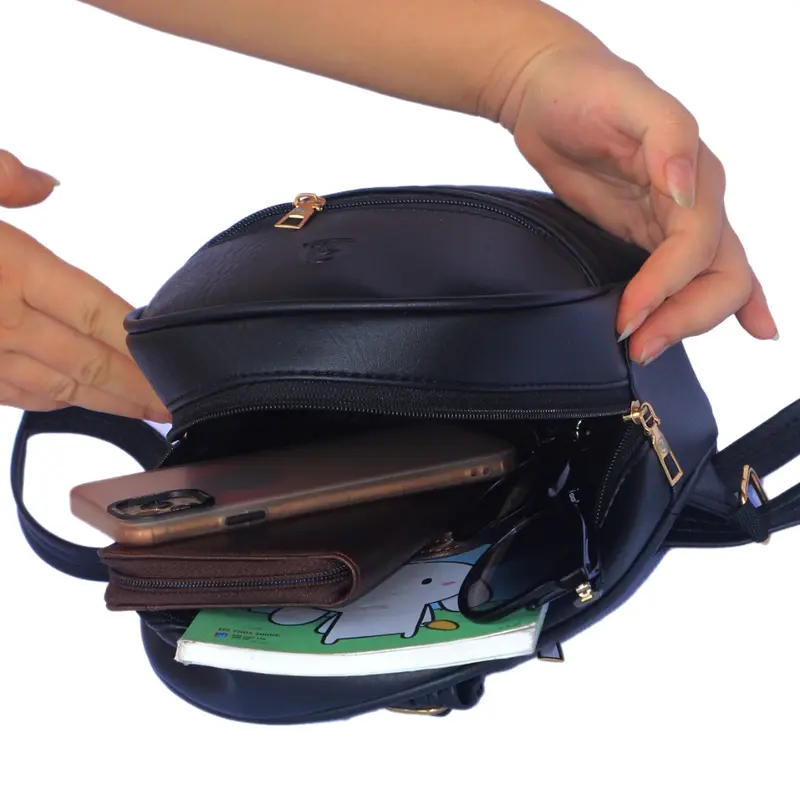 💥New Store Great Deal 30% Off💥Balo thời trang nữ balo da cao cấp hoạ tiết trần chỉ viền cong đi chơi đi làm siêu đẹp Bachhoaonline68 121 6