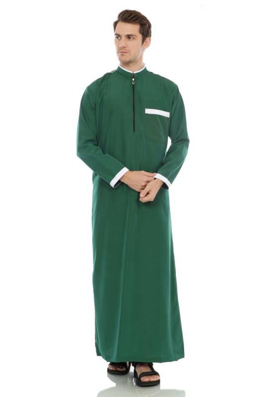 Product Introduction of Jubah  Gamis Umroh Pria Jubah Gamis Pria Arab Dewasa Baju Gamis Pria Terbaru 2024 Baju Gamis Cowok Terbaru 2024 Jubah Pria Terbaru Baju Koko Terlaris 2024 Bonus 1 Pcs Peci plus 1 Tasbih Size S M L Xl XXL 3XL COD Muslim Panjang Putih Simple 6