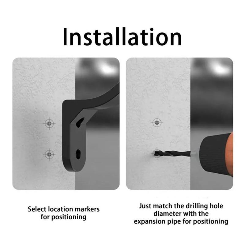 Product Introduction of Electric Vehicle Helmet Rack Wall Mounted Helmet Free Hat Motorcycle Helmet Storage Hook Rack J4V4 30