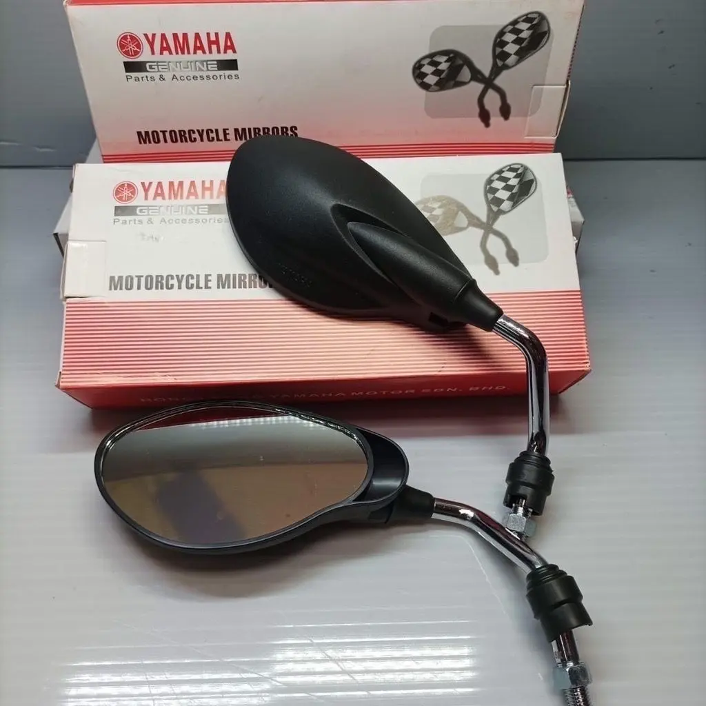 SIDE MIRROR BATANG CHROME ORIGINAL THAILAND YAMAHA Y125ZR/Y110/RXZ/LC135/SRL/Y15ZR/LAGENDA/NVX155/Y125Z/Y125Z Automotive Motorcycle
