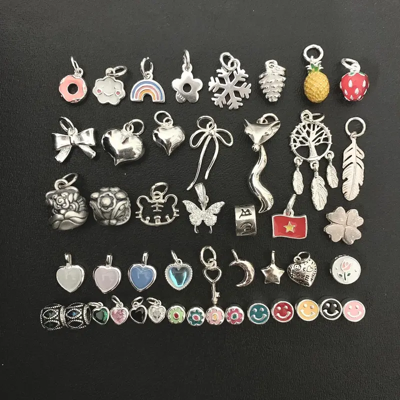 Lẻ charm xinh xắn gắn lắc tay, vòng tay handmade nhiều mẫu mã xinh xắn DIY 0