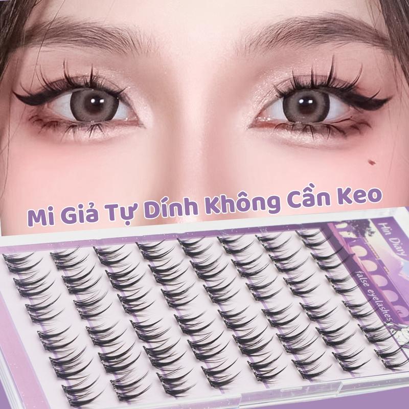 Lông Mi Giả Tách Sợi Chùm Tự Dính Không Cần Dùng Keo Thế Hệ Mới Tự Nhiên Chuyên Nghiệp - Tặng kèm nhíp cho mọi đơn hàng