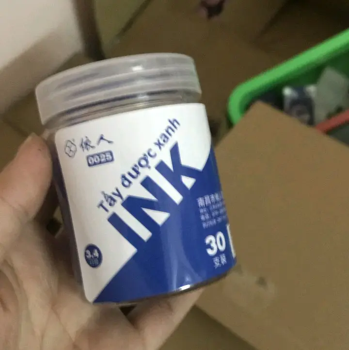 Combo 1 bút máy xóa và 1 lon 30 ông mực bút máy xóa được cho bút máy xóa dành cho học sinh, tăng 1 tẩy elip 0