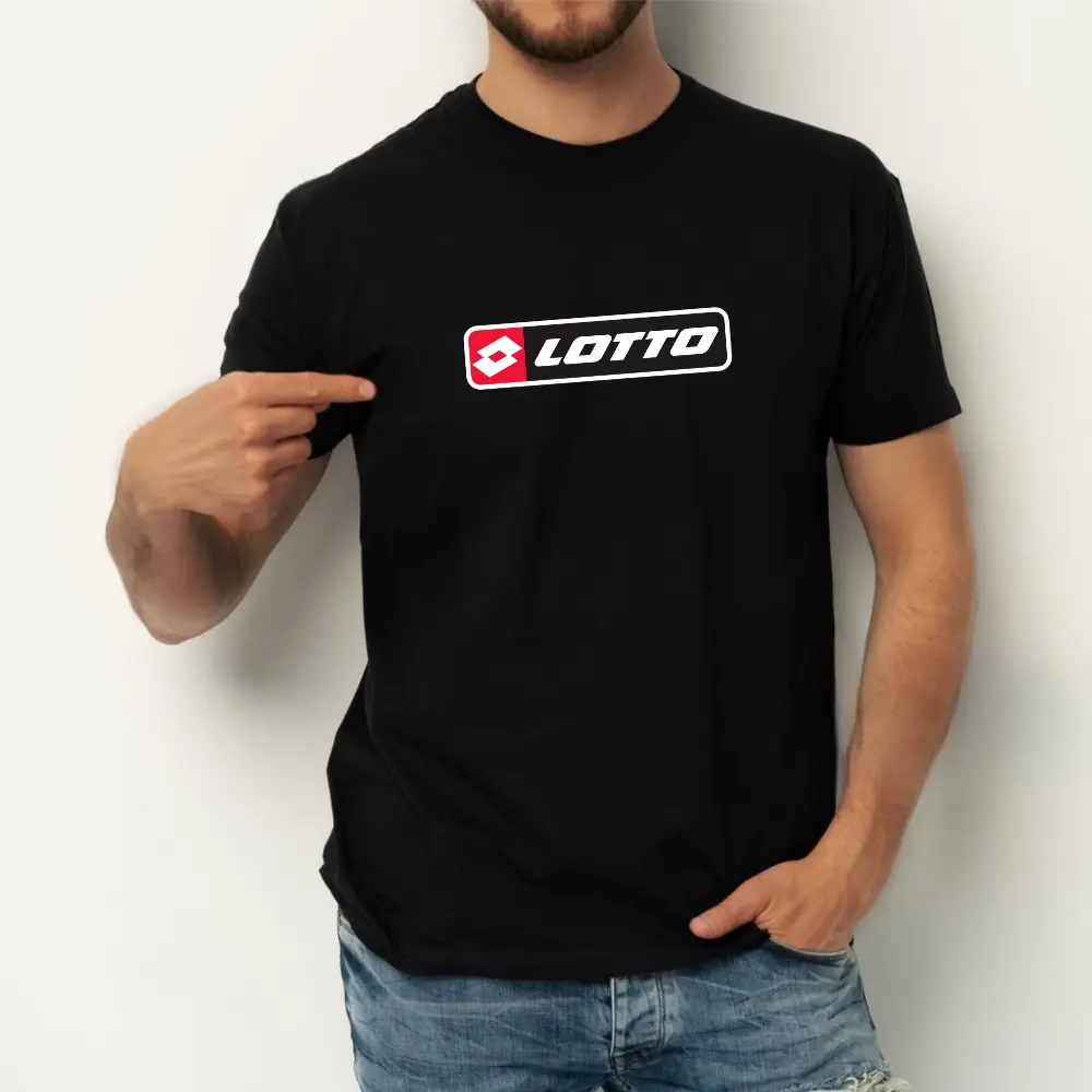 LOTTO Baju T-Shirt Lelaki Premium Cotton Kemeja-T Grafik TShirt Custom Men Women Unisex Baju Ride Plus Size XS to 5XL M01