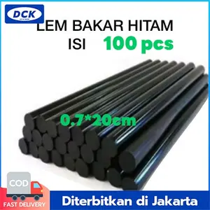 100PCS Lem bakar Hitam / Refill  Kecil dan Besar / Refill Glue Gun / Glue Stick Origin/Lem Bakar Hitam German