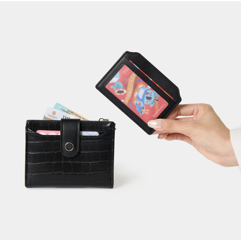 GIÁ XẢ HÀNG Ví da sần kèm cardholder SEEME Coco Wallet