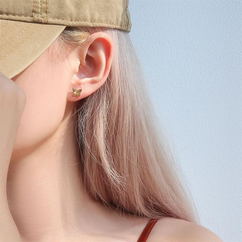 Product Introduction of Non Fading Titanium Steel Earrings, Women'S Agile Butterfly Ins, Fengsen Series Original Commuting Exquisite Earrings,Durable Titanium Steel Butterfly Earrings for Women,Stylish Fengsen Series Butterfly Earrings,Exquisite Butterfly Ins Earrings for Women 13