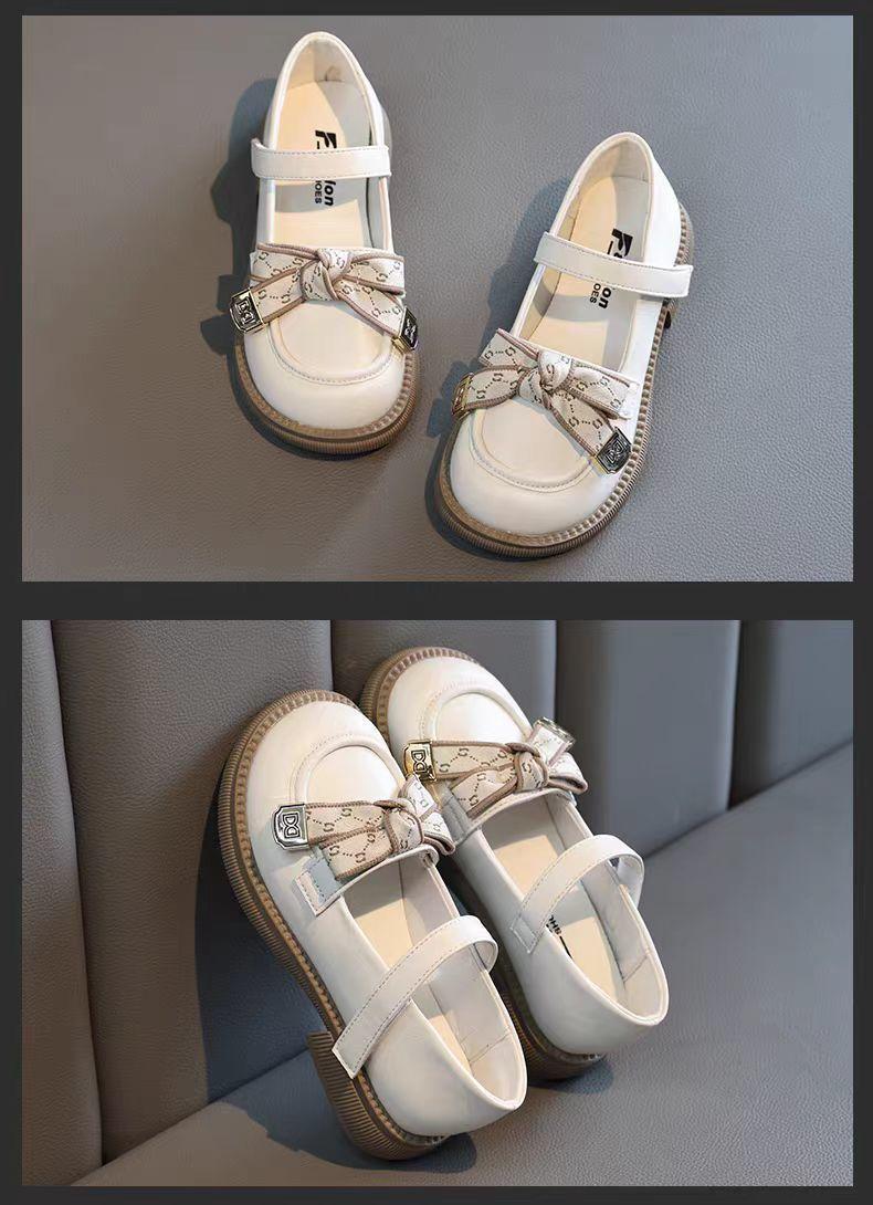 Product Introduction of 2024 Princess Shoes for Girls 2024 Spring and Autumn New Children's Soft Bottom Leather Shoes Medium and Big Children's Non-Slip Casual Shoes Student Performance Shoes 12