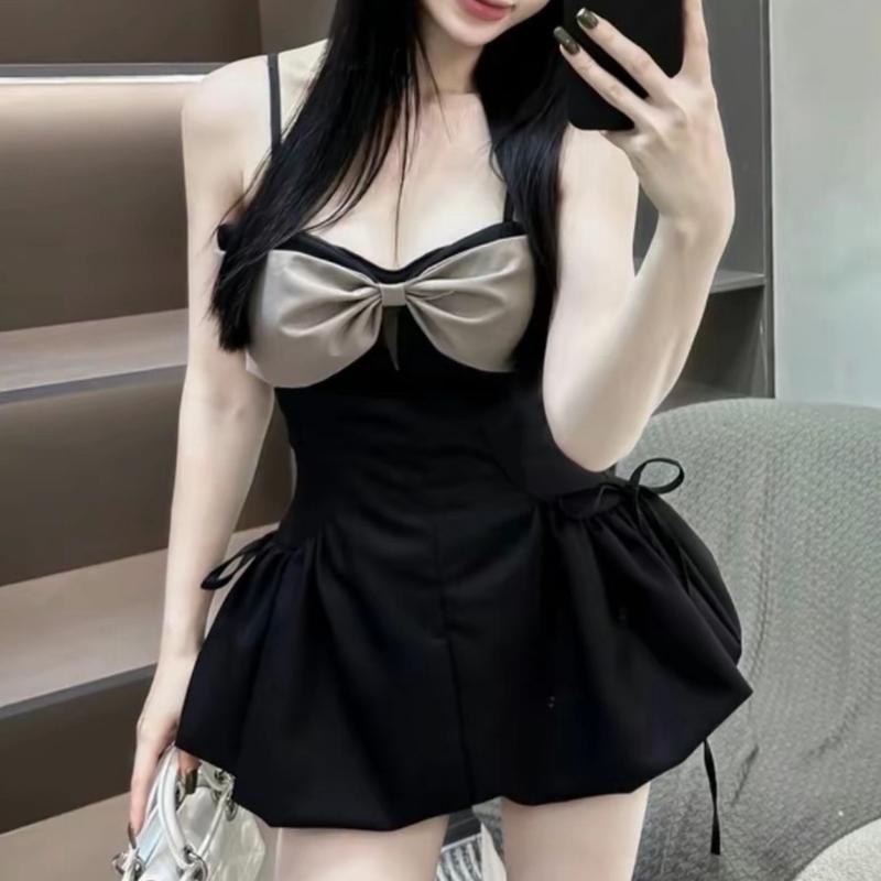 Set áo peplum bí 2s phối nơ kèm quần Nữ