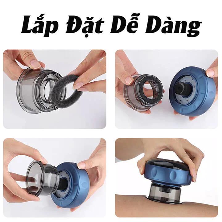 Product Introduction of Máy Giác Hơi Cạo Gió Massage Chân Không Cầm Tay 6 Cấp Độ Hút Giác Hơi Lưu Thông Khí Tăng Tuần Hoàn Giúp Giảm Đau Nhức Bảo Hành 12 Tháng 5