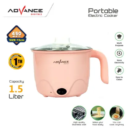 Advance Panci Listrik Multifungsi 1.5L Panci Kukusan Steamer Jumbo Panci Eletrik  C-16【Garansi 1 Tahun】 0