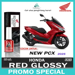 CAT OLES PENGHILANG BARET MOTOR RED GLOSSY HONDA ALL NEW PCX 160 2025