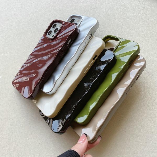 Product Introduction of Three-dimensional pleated wavy pattern for Apple 15promax/15pro/15/14/14 promax/14pro/13promax/13/13pro/12/12promax/12pro/11 mobile phone case 4