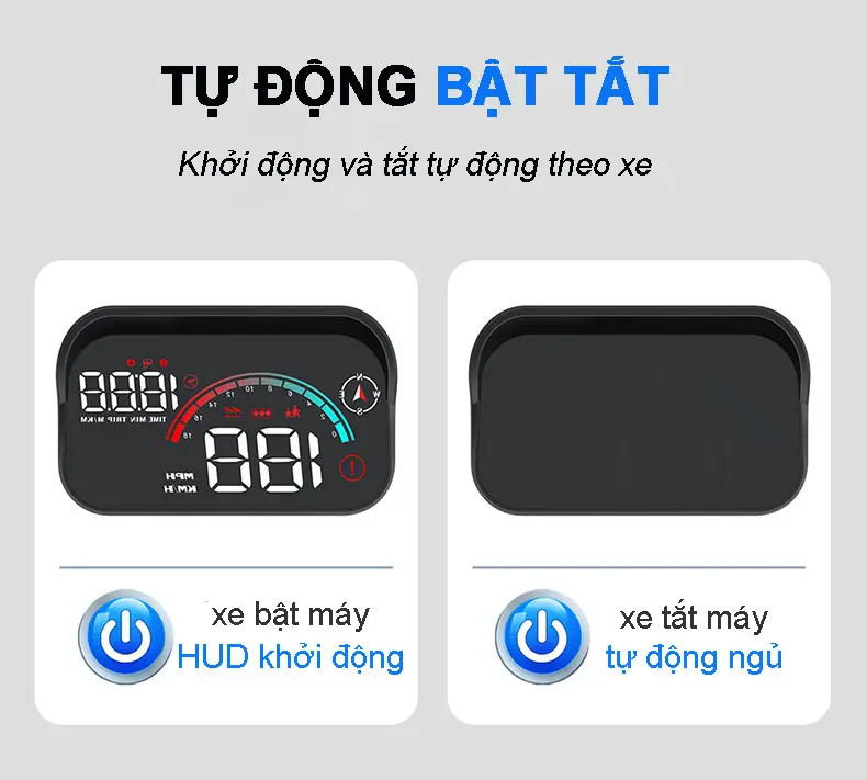 [HÀNG MỚI VỀ] Bộ hiển thị tốc độ HUD M22, hỗ trợ cảnh báo giao thông, cảnh báo camera giám sát bằng giọng nói tiếng việt hoàn toàn mới 3