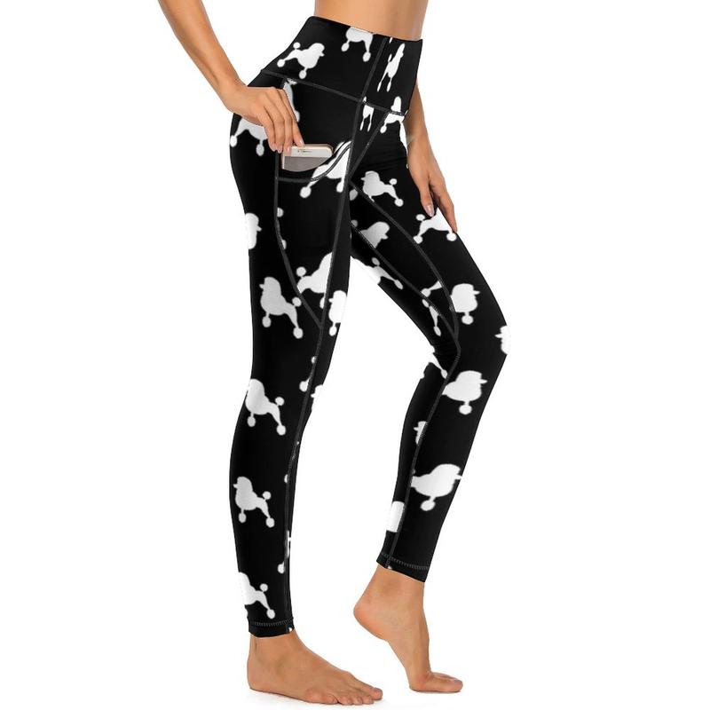 Dog print yoga pants hotsell