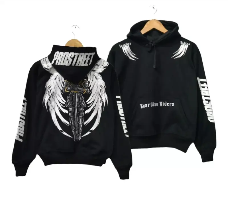 HOODIE ANAK KIDS GUARDIAN SAYAP PUTIH PROSTRET Sweater Fashion 0