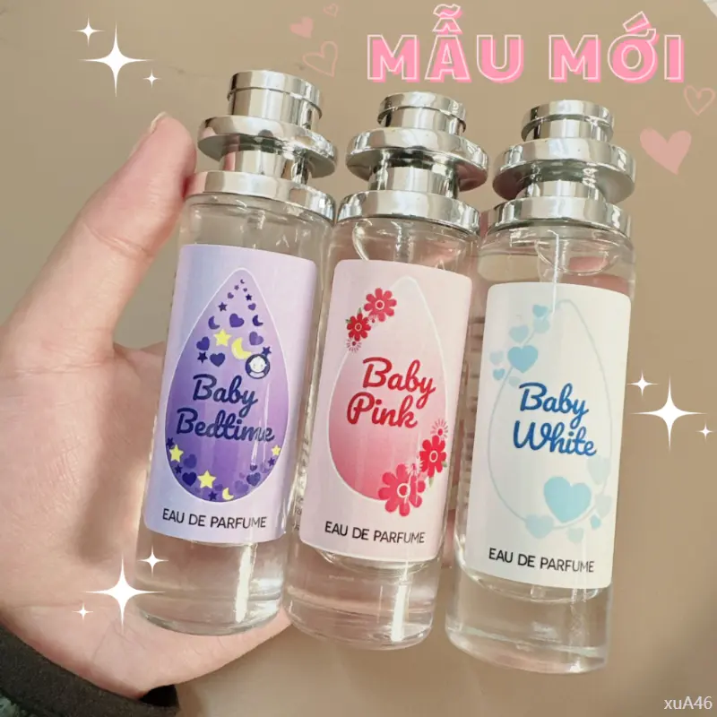 Lưu hương 12 giờ Nước hoa Thái hương phấn em bé mùi thơm phảng phất dịu nhẹ - Xịt thơm nội địa Thái Mặt Na B5 Hoa Unisex