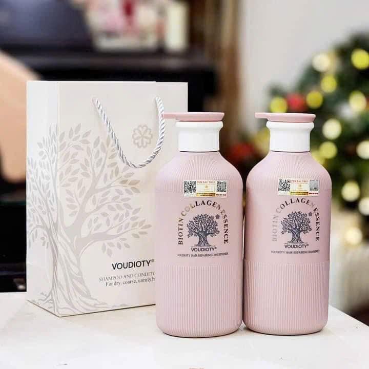 Cặp dầu Gội Xả Biotin collagen, hỗ trợ làm sạch, mềm tóc, mượt tóc, hỗ trợ tóc khô xơ , giúp hỗ trợ tóc gãy rụng- Cặp 1000ml 0