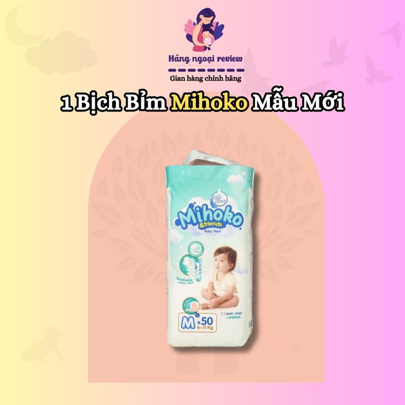 [1 Bịch] Bỉm Nhật Bản Mihoko Cho Bé Size M,XL,XXL Quần (date xa)