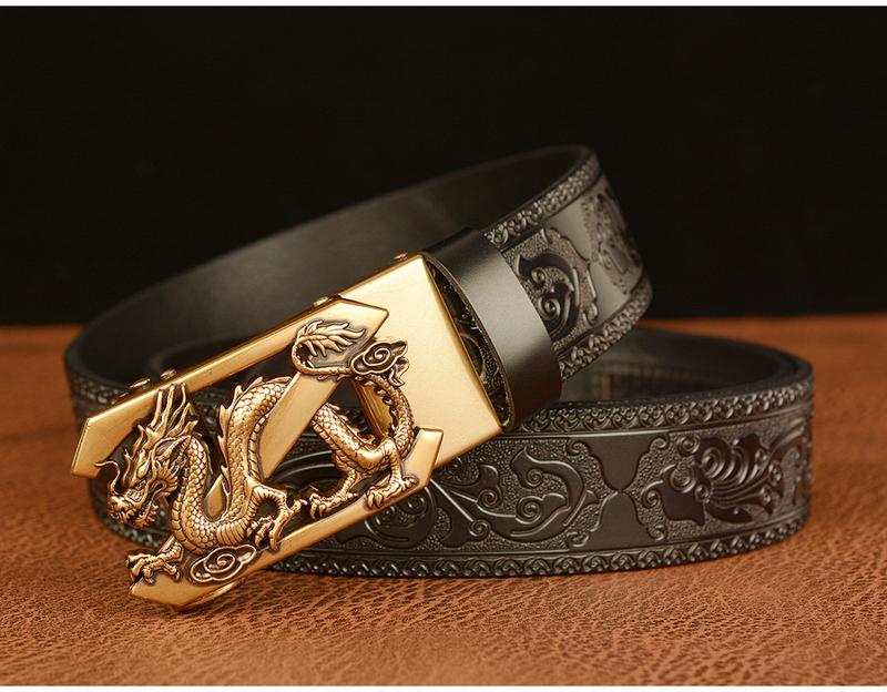 Product Introduction of Sabuk Gesper Ikat Pinggang Pria Ukir Kulit Sapi Model Naga Dragon 13