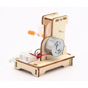 043 DIY - Hand Generator With Lamp 2 - Proyek Kit Edukatif Sains STEM untuk Anak Eksperimen - Pembelajaran tentang Energi Terbarukan