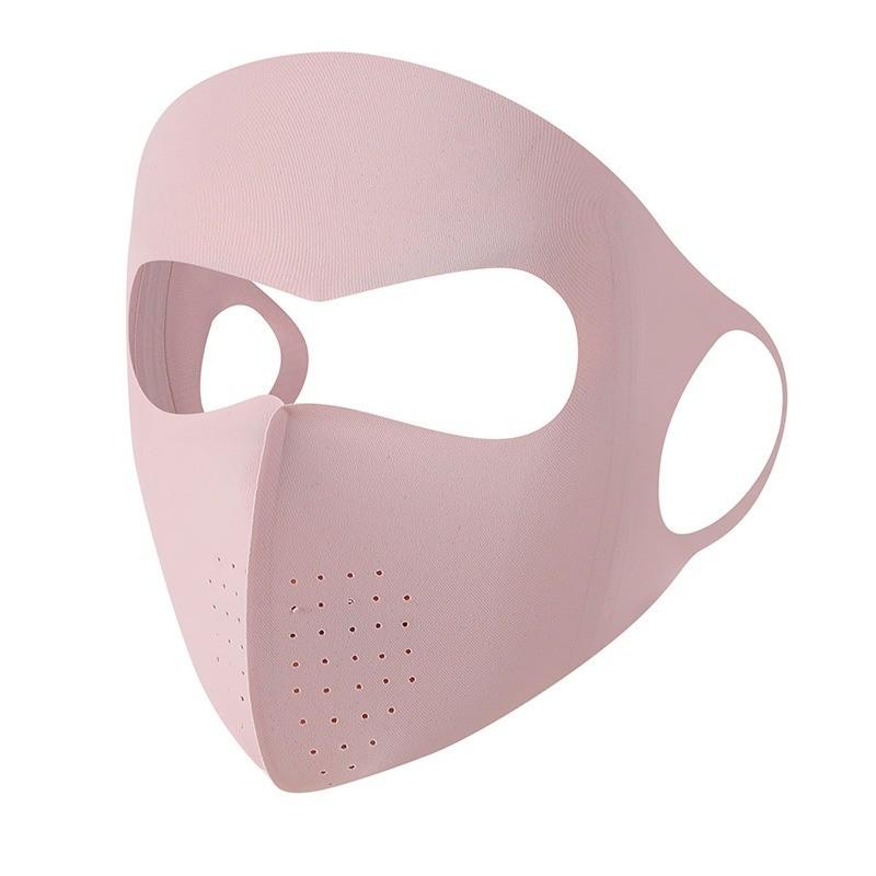 Product Introduction of 2025 new face kini full face sunscreen mask women's summer UV protection ice silk light breathable sunscreen mask 9