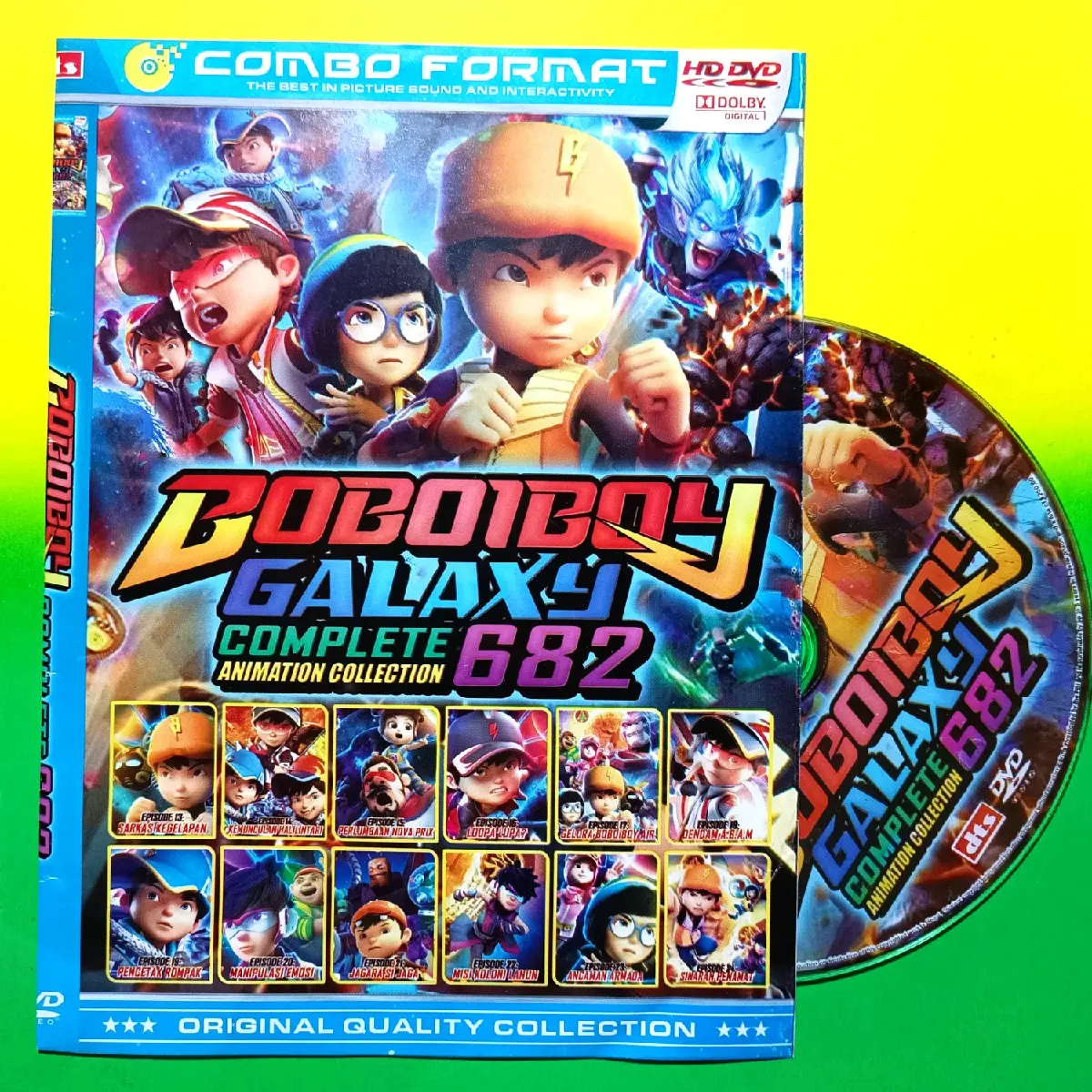 Kaset Film Kartun Anak Koleksi BOBOBOY GALAXY 682 Terbaru Bahasa Indonesia