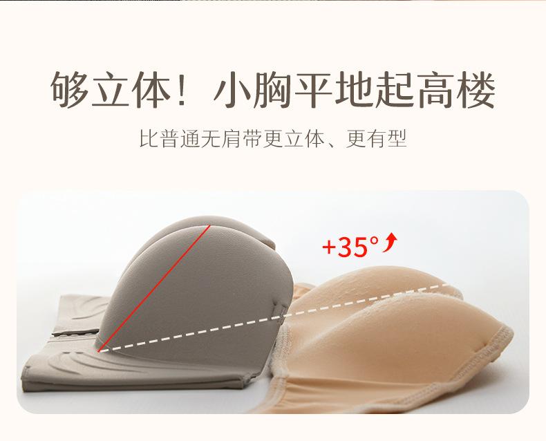 Product Introduction of Áo Ngực Không Dây Cho Nữ, Nâng Ngực, Tăng Cường, Cài Cửa Trước, Gợi Cảm, Chống Chảy Xệ, Chống Trượt, Vô Hình, Thích Hợp Cho Mùa Hè, Bộ Áo Ngực hà  nguyễn  thời  trang 22