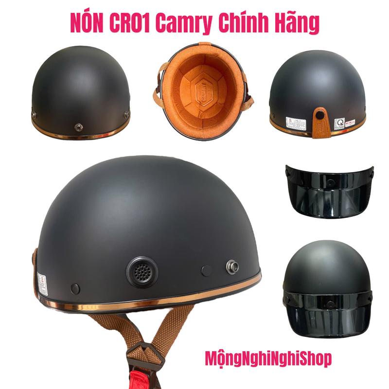 Nón Bảo Hiểm (CAMRY) Chính Hãng ( Mẫu Nồi Cơm Điện Lấy Ý Tưởng từ Áo Sư Thầy )Có Giấy Kiểm Định An Toàn , Bảo Hành 12 Tháng Chất Liệu Nhựa ABS , Helmet