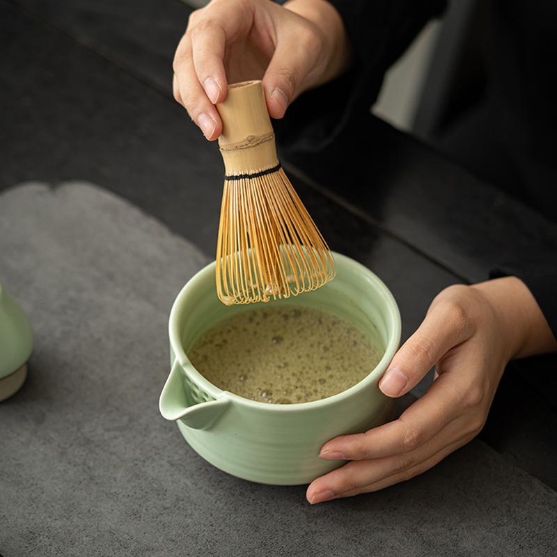 Product Introduction of Traditional Ceramic Matcha Bowl Smooth High Temperature Resistant Green Tea Maker Cup Large Capacity Tea Salad Soup Bowl for Tea Set Accessories 23