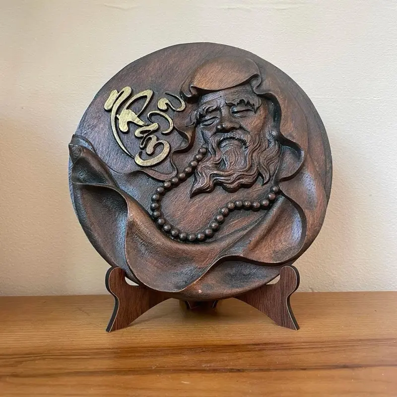 Sư Tổ Đạt Ma  trang trí decor , trang trí phòng trà…( tặng kèm chân đế)
