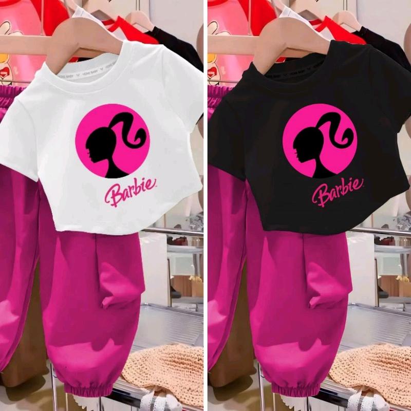 Setelah Barbie Anak Perempuan 1-5 Tahun Lengan Pendek 4