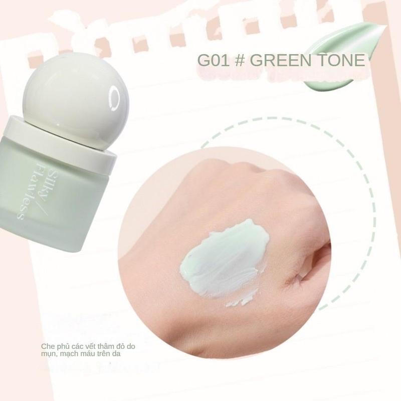 Kem Lót Triệt Sắc GOGO TALES Silky Flawless GT450 35g - che khuyết điểm hỗ trợ dưỡng ẩm làm sáng da gogotales 7