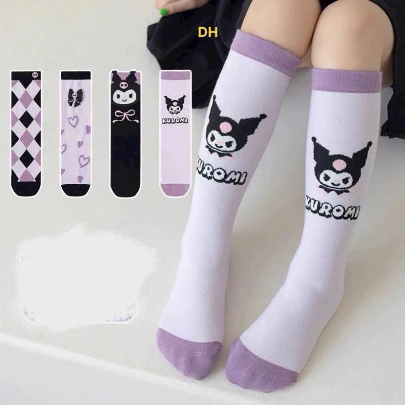 Set 5 đôi tất cao đùi kurumi cho bé từ 2 đến 10 tuổi tất dài 35 cm