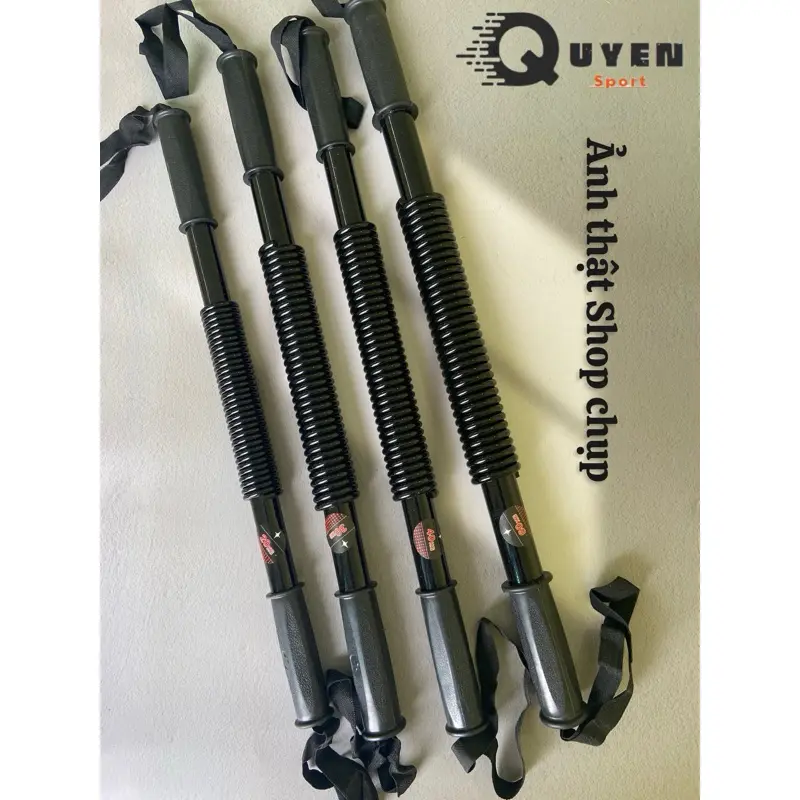 Gậy Lò Xo Bẻ Tập Cơ Tay, Cơ Vai, Gậy Lò Xo Tập Bắp Tay, dụng cụ tập GYM Cao Cấp  20kg, 30kg, 40kg, 60kg Bóp Tay Tập Tay 6