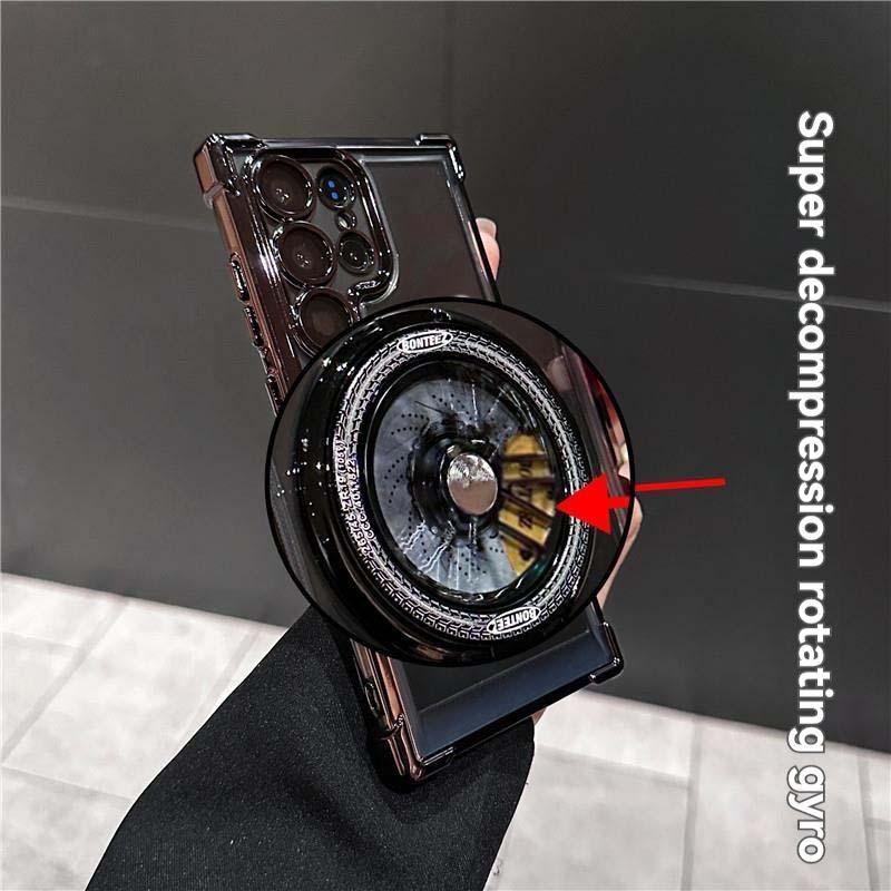 Product Introduction of Rotating Gyro Bracket Phone Case, Anti-drop Phone Protective Cover, Phone Accessories Compatible with Samsung Galaxy S24 S23 S22 Plus Ultra 1