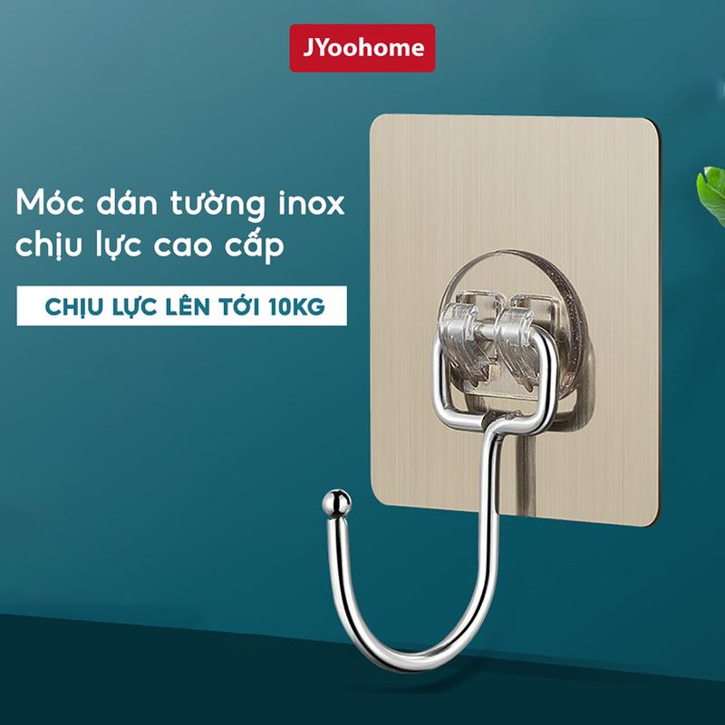 COMBO 20 Móc dán tường siêu dính chịu lực inox 304, Móc dính tường treo đồ quần…