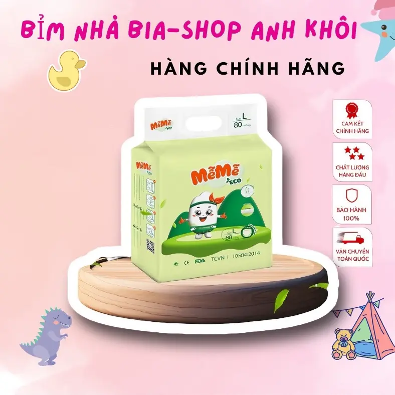 [S.A.L.E LẺ SZ KHÔNG QUÀ]Tã BỈM DÁN/QUẦN MỄ MỄ ECO CHO BÉ