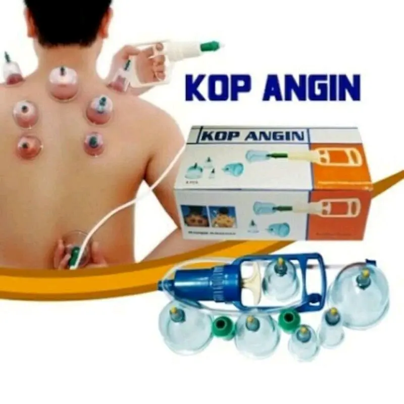 Kop angin isi  6 tabung bekam Tubuh