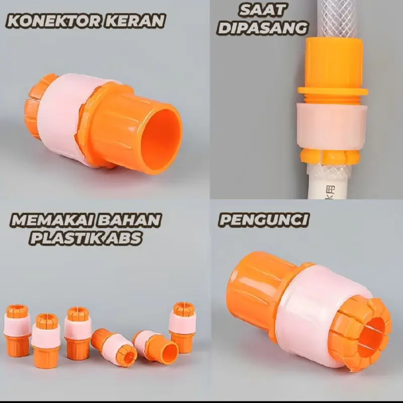 Sambungan Kran Air Konektor Selang Kran Alat Sambungan Kran 1