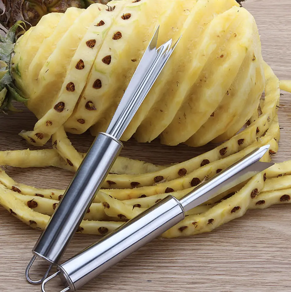 Dao gọt mắt thơm siêu nhanh làm bằng chất liệu inox cao cấp
