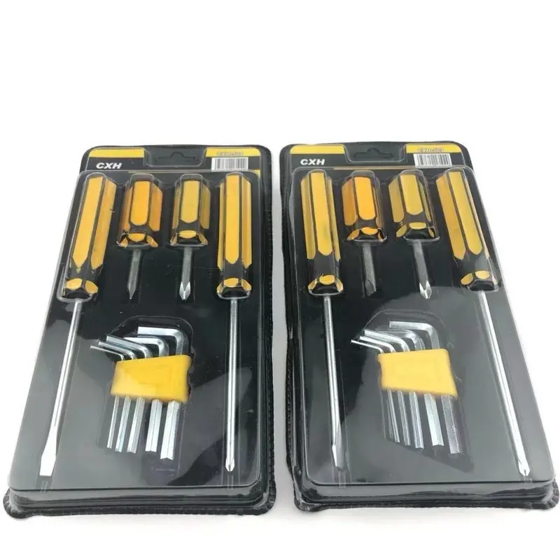 CXH Paket Obeng Set Kunci L Tools isi 9 pcs / Kunci L Hexagonal Pliers 9 01073 0
