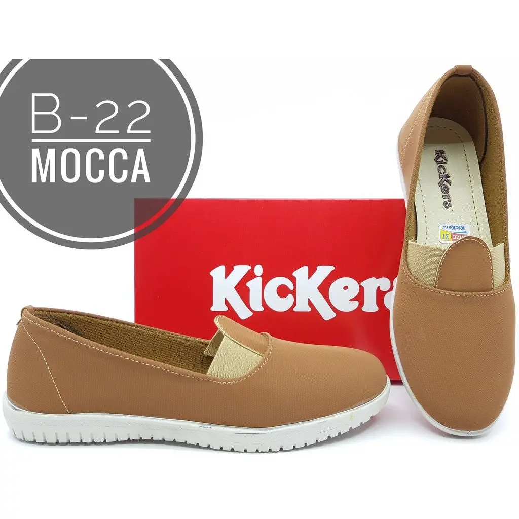 Sepatu Kickers Wanita Flat Shoes Kode B-22