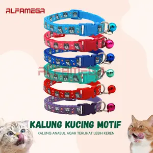 ALFAMEGA JERRY K12 - Kalung Lonceng Pita Leher Kucing Anjing Cat Collar