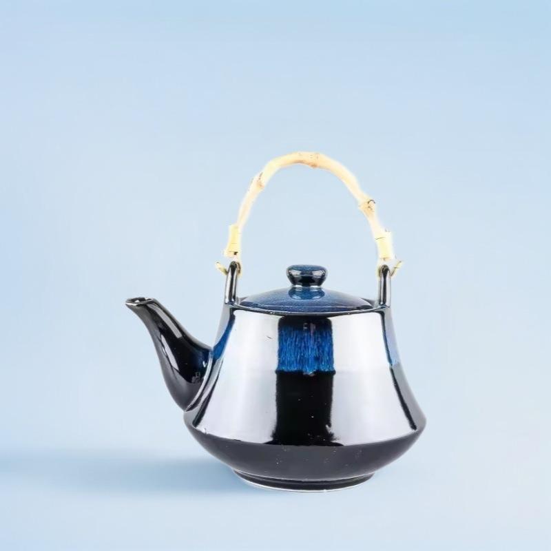 Japanese Style Teapot Warm Wine Pot Tea Cup Set Ceramic Teapot 850ml Japanese Restaurant Teapot Wine Restaurant Teapot Manufacturer 2