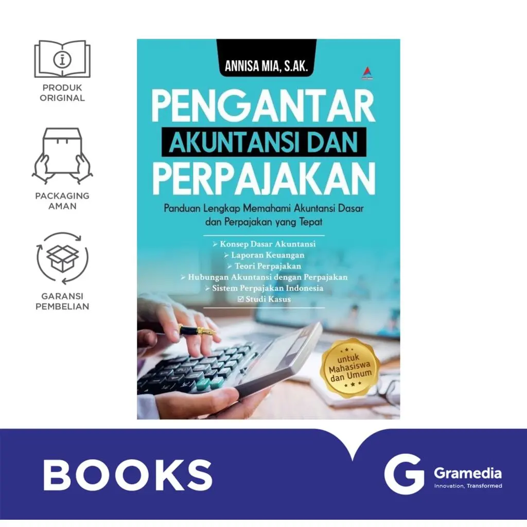 Gramedia Buku Ekonomi Pengantar Akuntansi dan Perpajakan (Annisa Mia, S.Ak.)