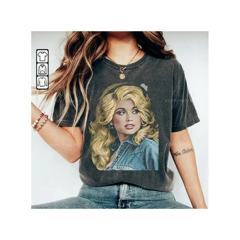 Vintage Dolly Parton Nashville Comfort Colors Shirt -Queen of Dolly Shirt- Country Music Shirt- Fan Tees- Merch Gift - Retro 90s Tee