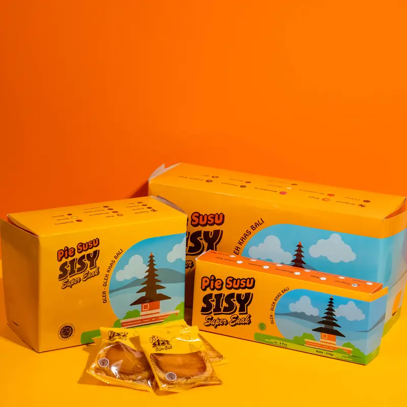 Pie Susu Sisy Original & Rasa-Rasa 9 pcs | Cemilan Khas Bali | Oleh Oleh Khas Bali 5