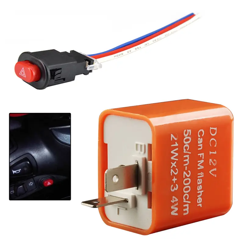 12V 2 Pin Adjustable Frequency LED Flasher Relay Light Doubl - TikTok ...